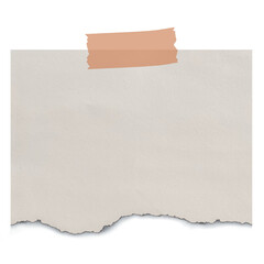 Paper Sticky Note with brown Tape