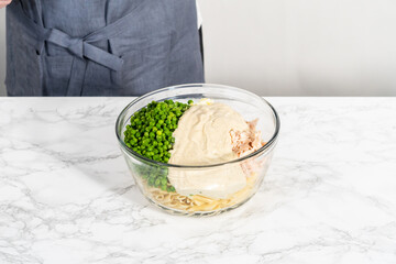 Macaroni Salad with Chicken