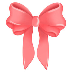light red ribbon 