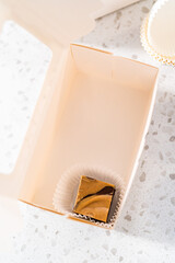Chocolate fudge with peanut butter swirl