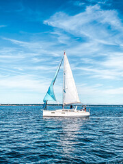 Fototapeta premium sailboat on the sea