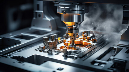 A precision sheet metal fabrication shop, creating custom metal components