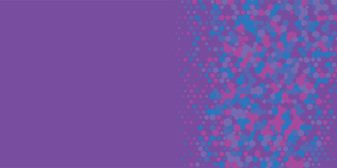 Geometric abstract Hexagon multi Color Background