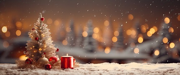 christmas trees background