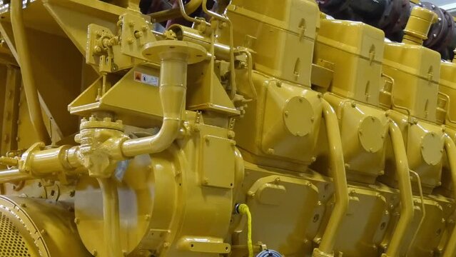 Modern V16 cylinder diesel engine for construction machinery