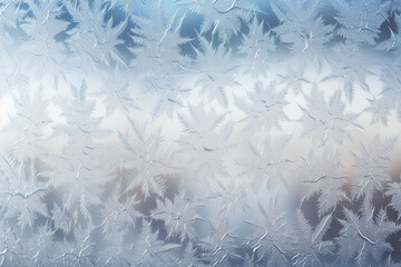 The intricate patterns of frost on a windowpane, illustrating the love and creation of delicate ice formations, love and creation