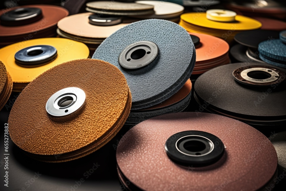 Aufkleber A collection of various colored discs stacked on top of each other. This versatile image can be used in a variety of projects.