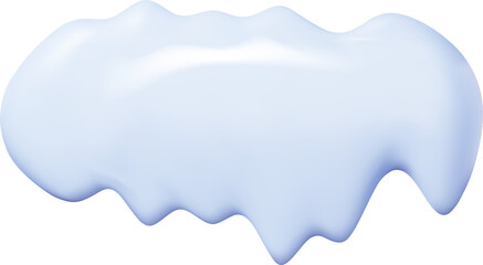 3D Snow Ice Shapes Snowdrift