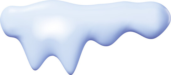 3D Snow Ice Shapes Snowdrift