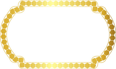 Rectangle shape Polygon Shape horizontal Frame vintage frames Arrows symbol Gold picture frame luxury golden frame gold border Golden vector royals border retro badge decoration element isolated decor