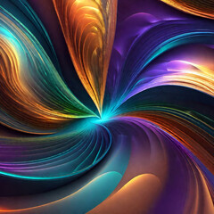 fractal background - swirl vortex