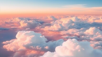 Cloud view from above the sky