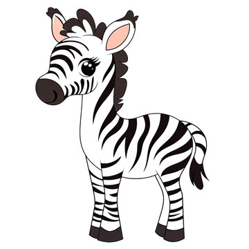 Chibi Zebra Clipart