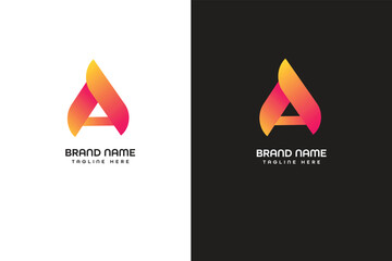 A letter modern logo 