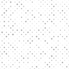 Starlight. Seamless star pattern. stars of different sizes and shades. Background for multi-purpose use. Simple style.