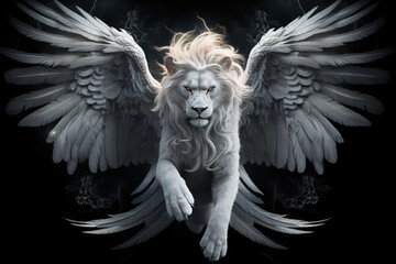 White Winged Lion