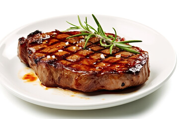 Juicy grilled steak