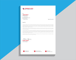 Creative Clean Modern Business Letterhead Design Template