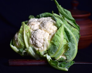 cauliflower on the market