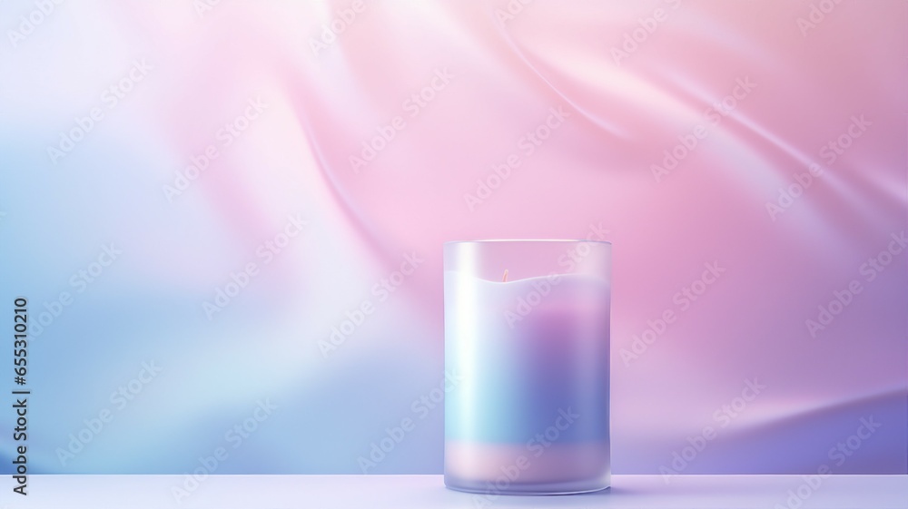 Poster a soft pastel gradient background for a gentle and inviting product showcase