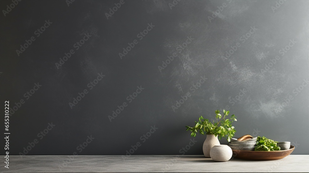 Aufkleber a slate gray surface with a hint of texture for product emphasis