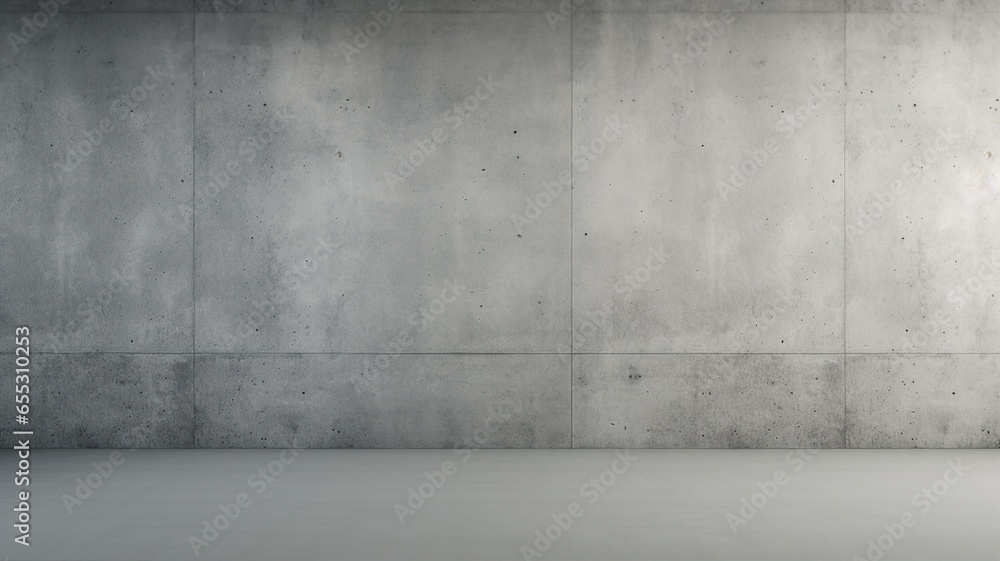 Poster an empty background featuring a minimalist concrete block pattern for an industrial-chic look