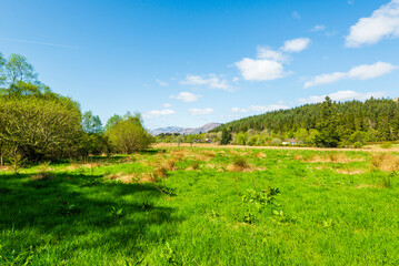 landscape along the A82 road close to Glencoe, Highlands, Scotland
