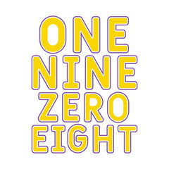 One nine zero eight eps