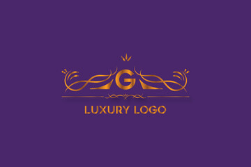 This is a luxury latter, brand logo design