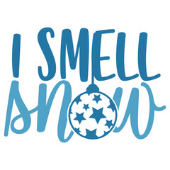 I Smell Snow - Winter Illustration