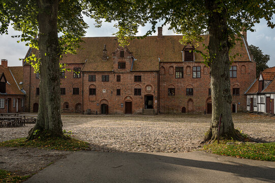 the inner yard of the Cistercian Esrum Abbey