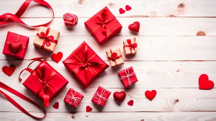 gift box with hearts