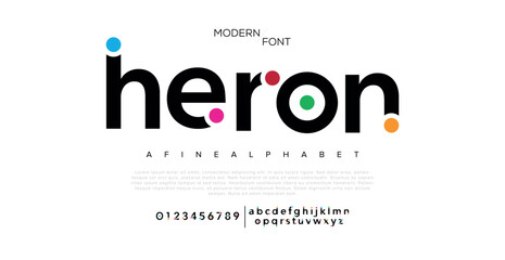 Heron crypto colorful stylish small alphabet letter logo design. - obrazy, fototapety, plakaty