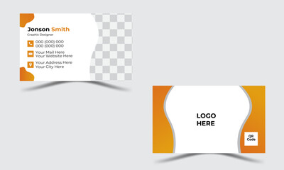 Creative and luxury  business card template and clean professional template 