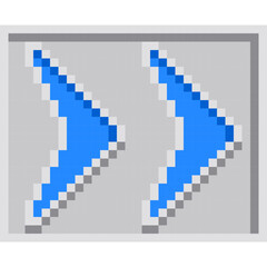 Arrow Pixel Art Flat icons