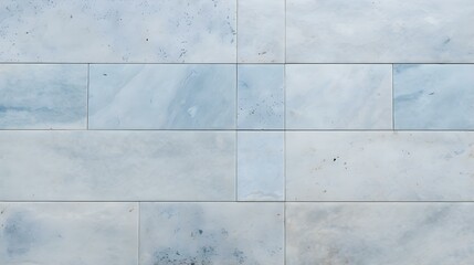 Pattern of Travertine Tiles in light blue Colors. Top View