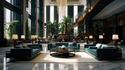 Foto op Plexiglas luxury executive reception lobby © Fred