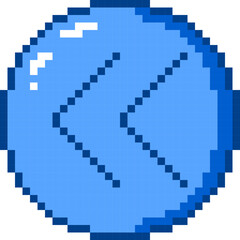 Arrow Two Tone Pixel Art Icons
