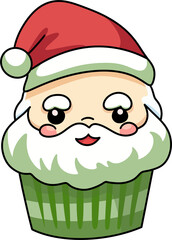 Santa Cupcake