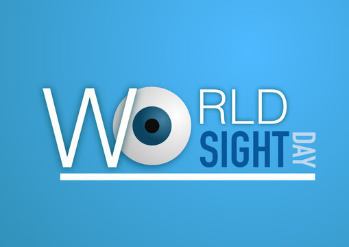 World Sight day (WSD) is observed every year in October, it is a global event meant to draw attention on blindness and vision impairment. Vector illustration