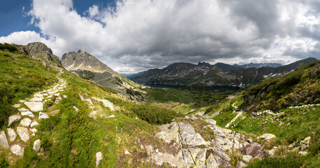 Panorama of Tatra mountains