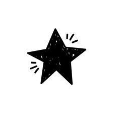 Obraz premium Hand Drawn Star