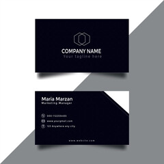 Business card template