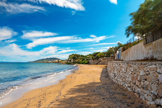 Loutsa beach near Athens in Greece.
