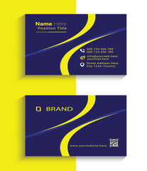 modern business card design template