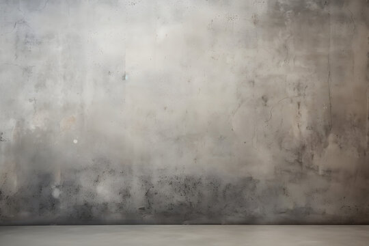 Produktplatzierung Productplacement Leerer Raum mit grauer Betonwand und Boden Hintergrund