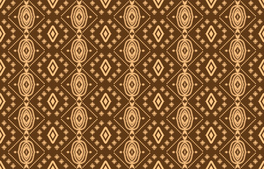 Tribal Pattern figure tribal geometric ethnic oriental pattern traditional on red background.Aztec style,embroidery,abstract,vector illustration.design for texture,fabric,clothing,wrapping,carpe