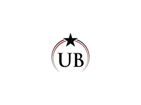 Ub, ub Png Logo, Premium Initial Ub Logo Letter Vector Png