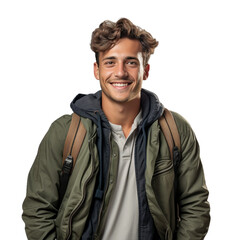 Obraz premium portrait of a man PNG, transparent background