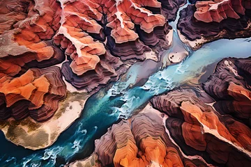 Fotobehang Grand Canyon vue du ciel © David